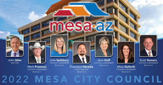 2023 Mesa City Council Graphic