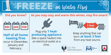 Space Heater Safety infographic