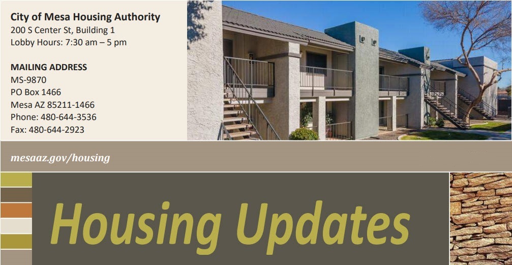 Housing Updates Newsletter header