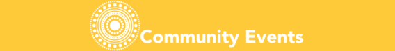 Community Events Header Yellow