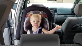 3 year old  in rear facing carseat