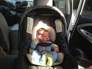 rear facing infant carseat