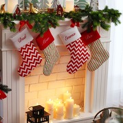stockings by fireplace