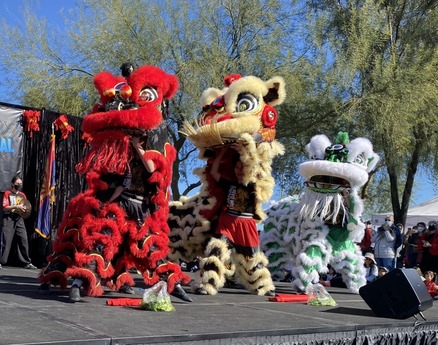 Asian Festival Lion Dance