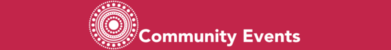 Community Events Header Magenta