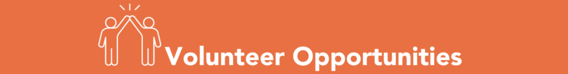 Volunteer Opportunities orange