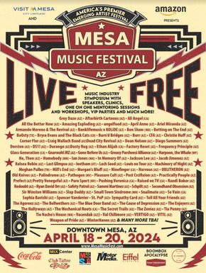 Mesa Music Festival 2024 poster