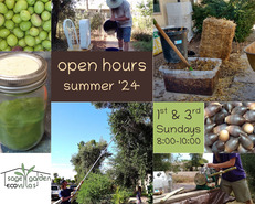 Sage Garden Ecovillas Summer Open Hours