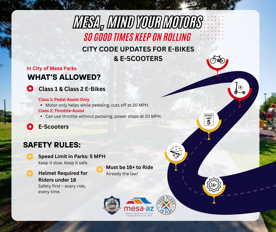 flyer with updated ebike ordinance