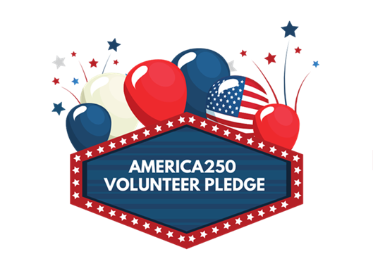 A250 volunteer pledge logo