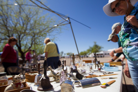 Country market shoppers