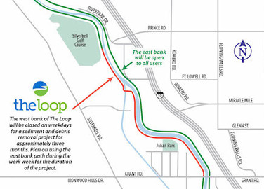 Sediment removal to close portion of Santa Cruz River Park