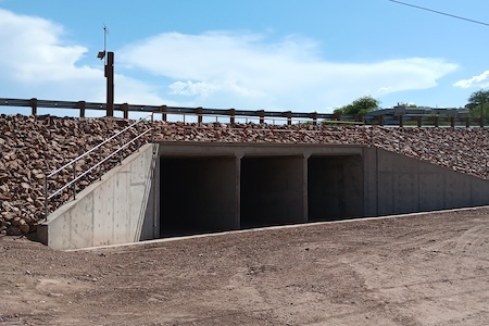 new culvert for Finger Rock Wash
