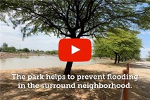 Flood Control District spotlights native language, plants in neighborhood food forest