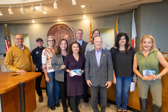 Pima County Board of Supervisors and Pima County Small Business Commission present Small Business Awards to local business owners