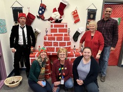 Business Services members decked their space for the holidays