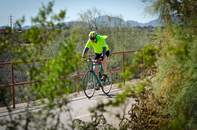 cyclists on the loop