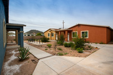 Housing courtyard