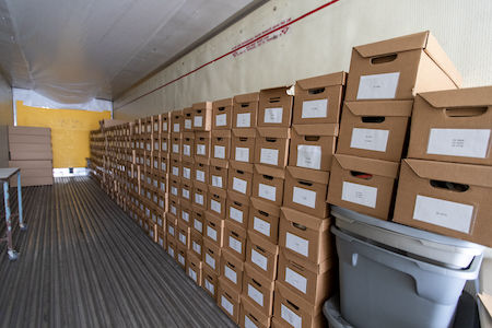 Storage at the Pima County Medical Examiner's Office