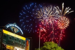 Fireworks at Kino Memorial Stadium