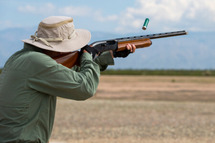 Someone firing a shotgun at the Southeast Regional Park Shooting Range