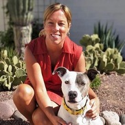 Monica Dangler and her dog Meemers