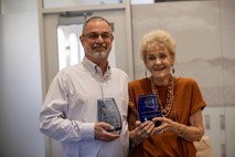 Ann English and Bruce Brackner