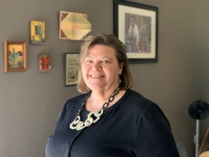 Library director Amber Mathewson