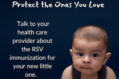 RSV graphic with baby