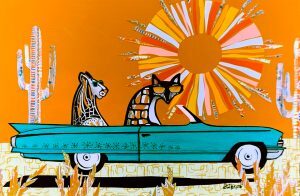 Design entitled "Tucson or Bust."