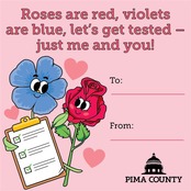 "Roses are red" STI Awareness card