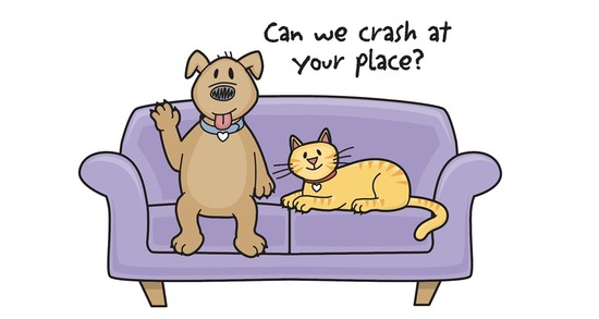 foster couch cartoon