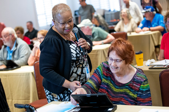 Poll worker training
