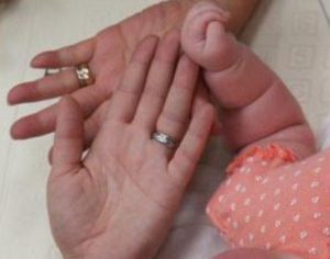 Three generations of Iban girls