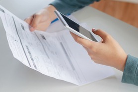 looking at sewer bill