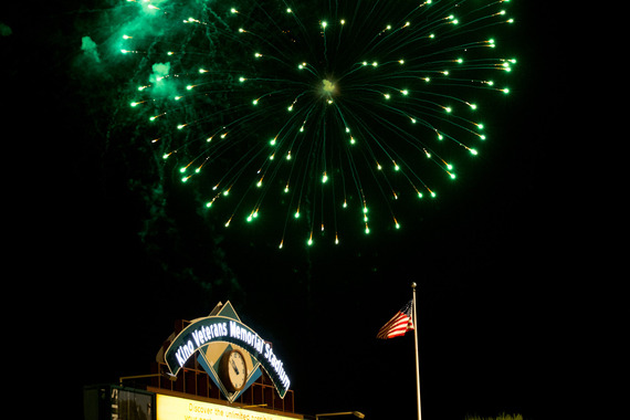 fireworks on Fourth of July