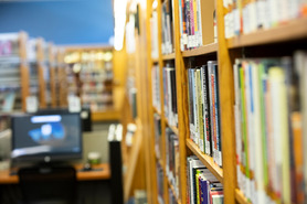 books at the library