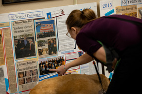 Victim Services exhibit