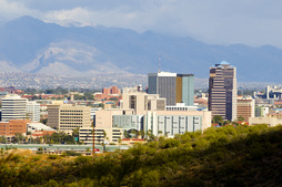 skyline downtown Tucson region