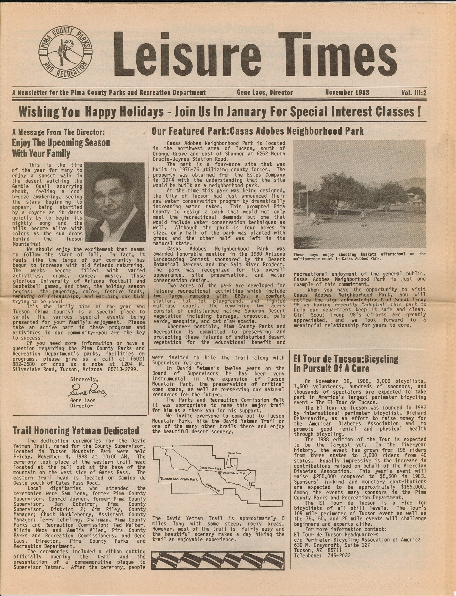 Leisure Times Nov 1988