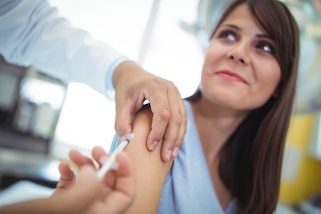getting flu shot