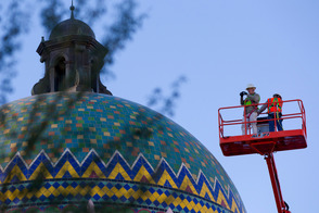 Courthouse dome inspection