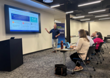 Making a pitch at IdeaFunding