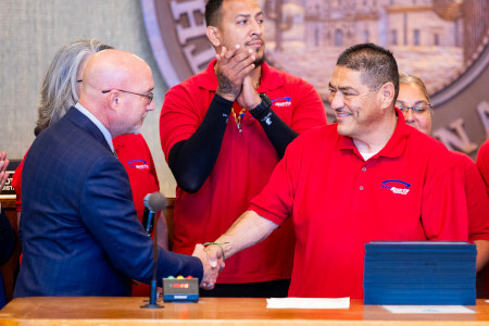 Gilbert Wilson honored at meeting