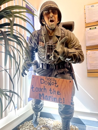 military mannequin