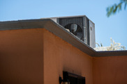 HVAC unit on rooftop