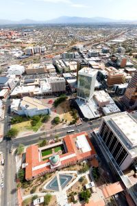 Overhead shot of Tucson