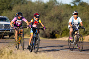 Cyclists riding at El Tour de Tucson