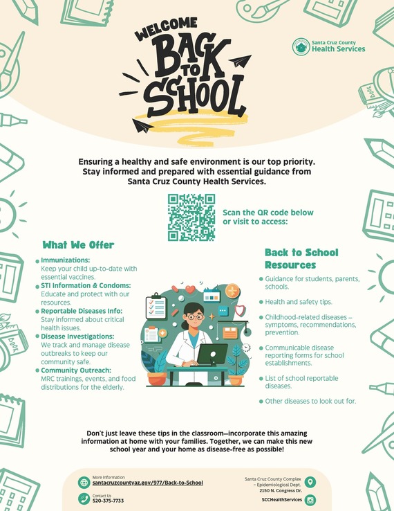 Back to School Tips Flyer, click for link