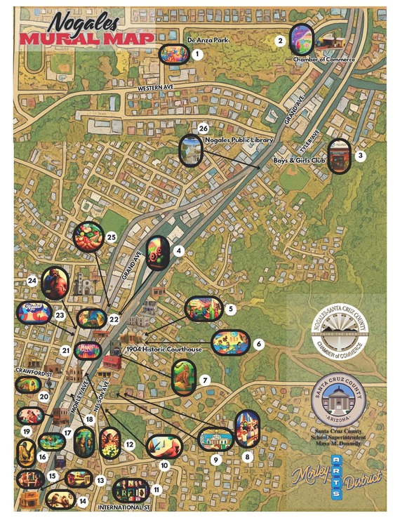 Nogales Mural Map